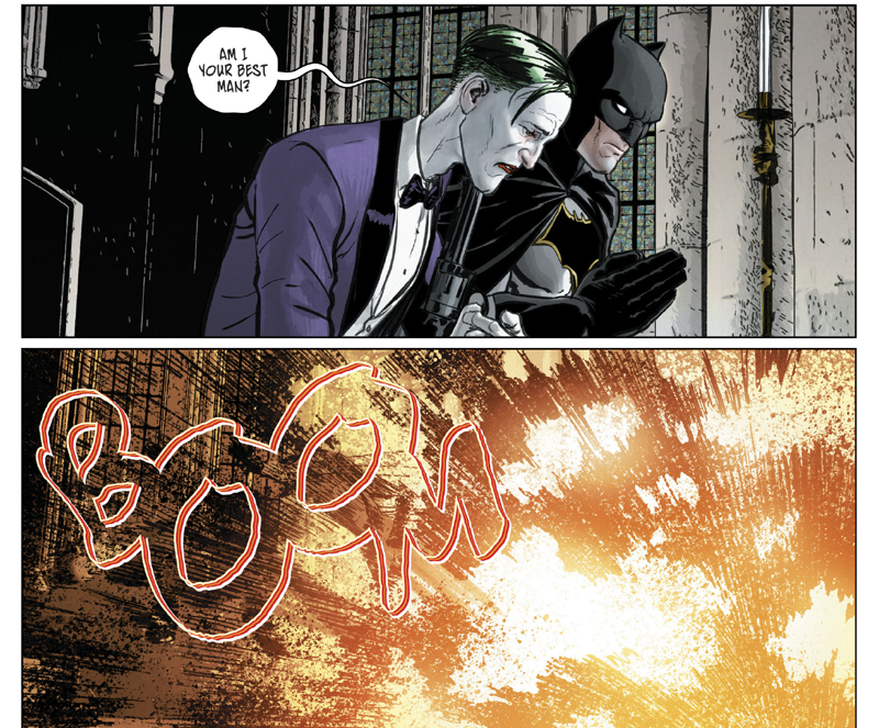 The Joker pops the question to Batman in Batman #48.